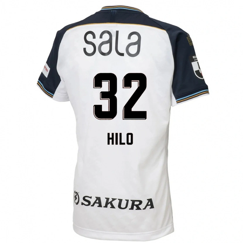 Danxen Homem Camisola Hasan Hilu #32 Branco Preto Alternativa 2025/26 Camisa