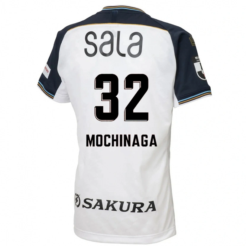 Danxen Homem Camisola Aiga Mochinaga #32 Branco Preto Alternativa 2025/26 Camisa