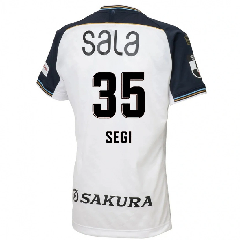 Danxen Homem Camisola Se-Gi Park #35 Branco Preto Alternativa 2025/26 Camisa