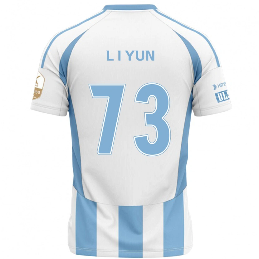 Danxen Homem Camisola Il-Lok Yun #73 Branco Azul Celeste Alternativa 2025/26 Camisa