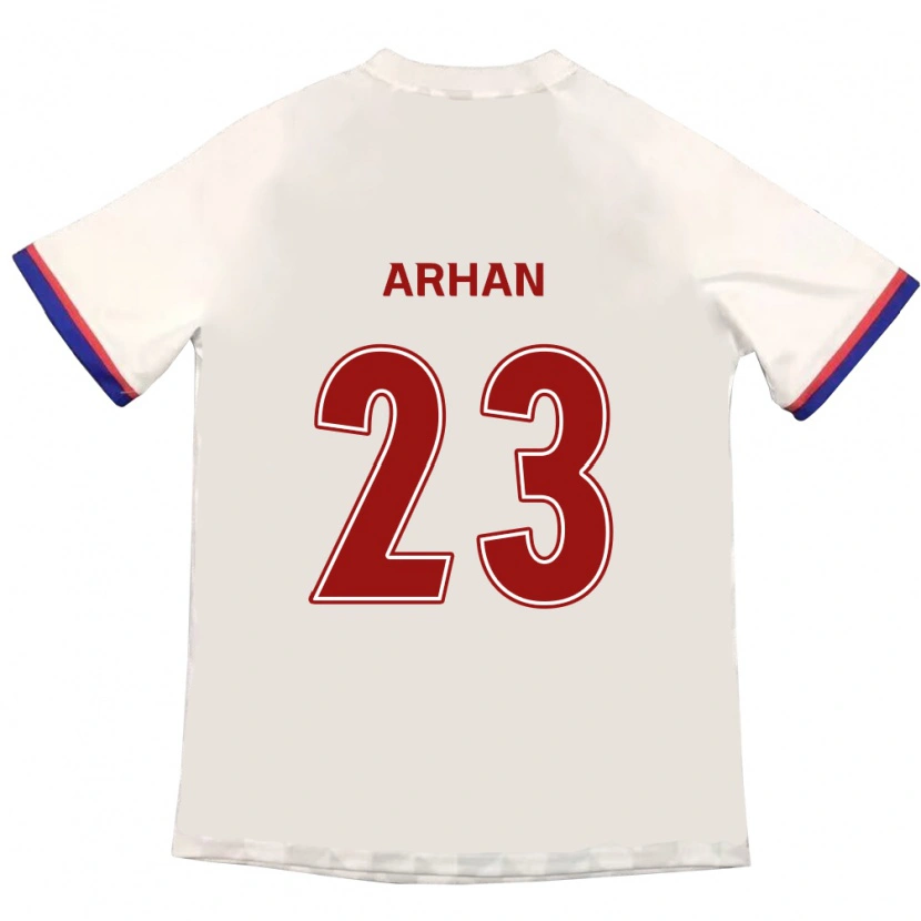 Danxen Homem Camisola Pratama Arhan #23 Branco Sujo Vermelho Alternativa 2025/26 Camisa
