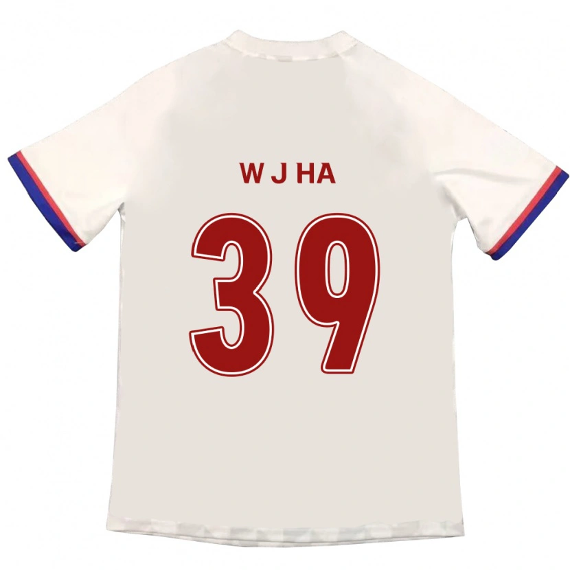 Danxen Homem Camisola Jung-Woo Ha #39 Branco Sujo Vermelho Alternativa 2025/26 Camisa