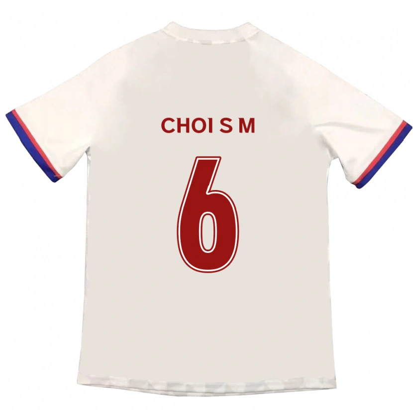 Danxen Homem Camisola Choi So-Mi #6 Branco Sujo Vermelho Alternativa 2025/26 Camisa