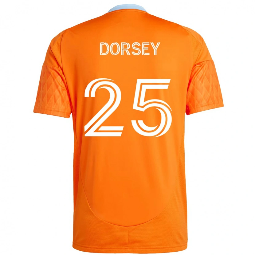 Danxen Mulher Camisola Griffin Dorsey #25 Laranja Branco Principal 2025/26 Camisa