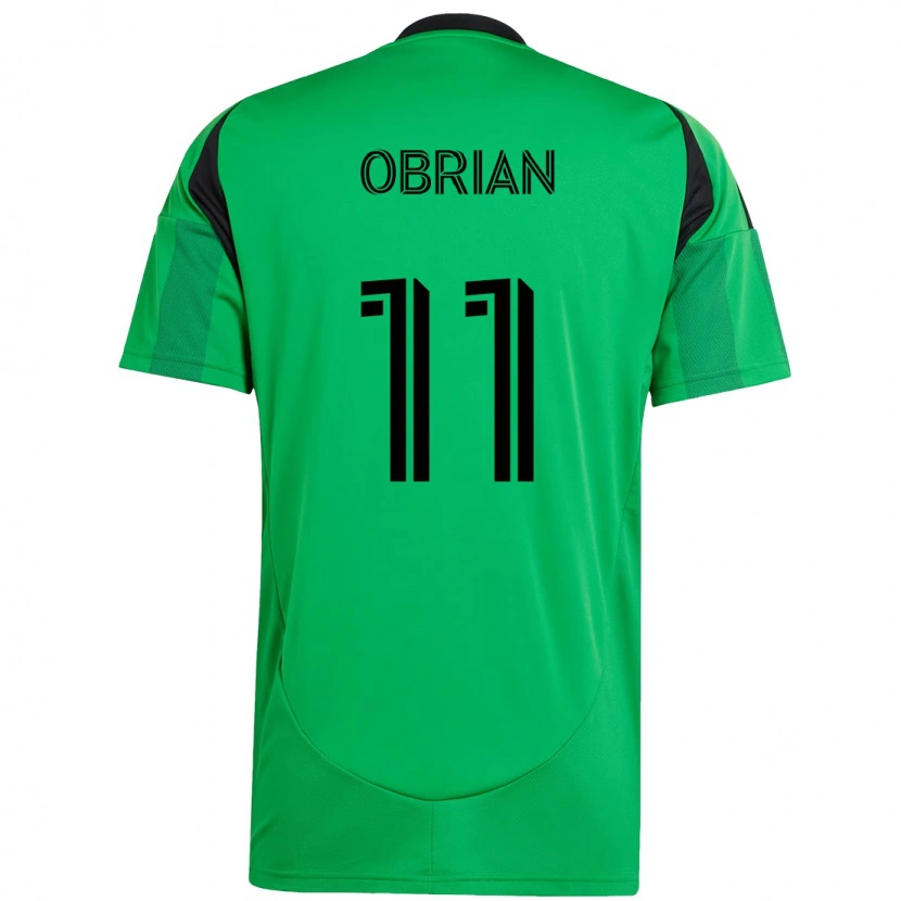 Danxen Mulher Camisola Jáder Obrian #11 Verde Preto Principal 2025/26 Camisa