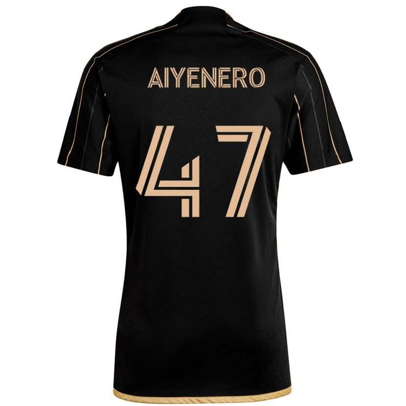 Danxen Mulher Camisola Marius Aiyenero #47 Preto Castanho Principal 2025/26 Camisa