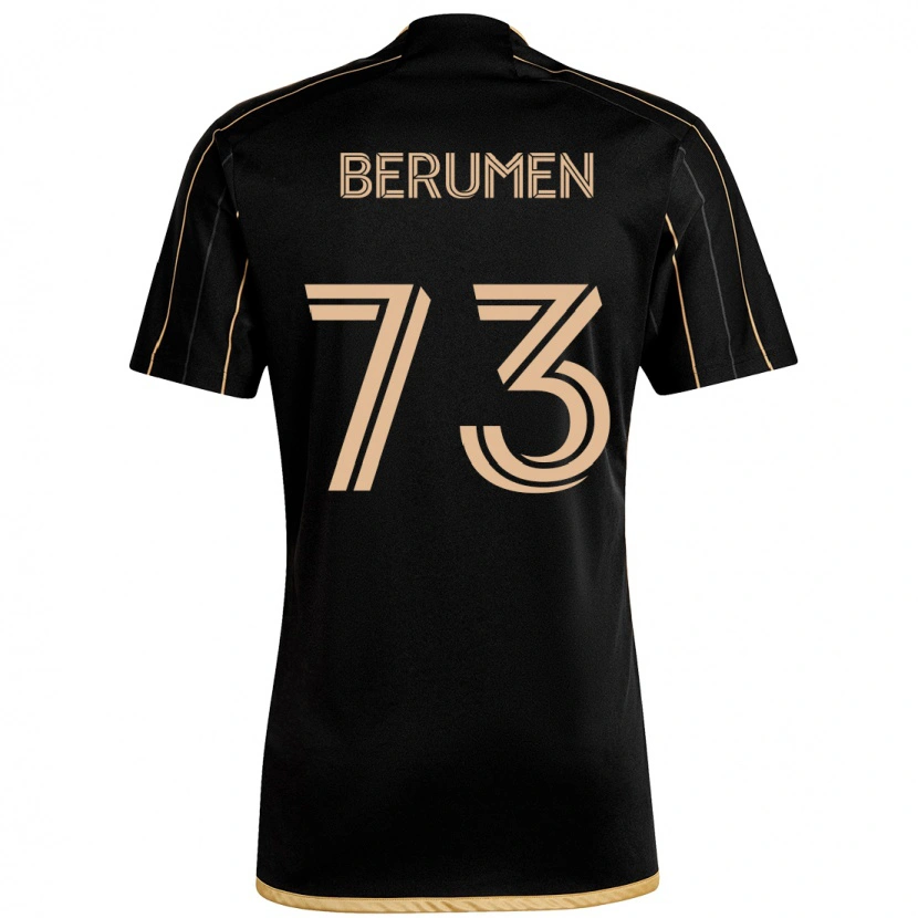 Danxen Mulher Camisola Eddy Berumen #73 Preto Castanho Principal 2025/26 Camisa