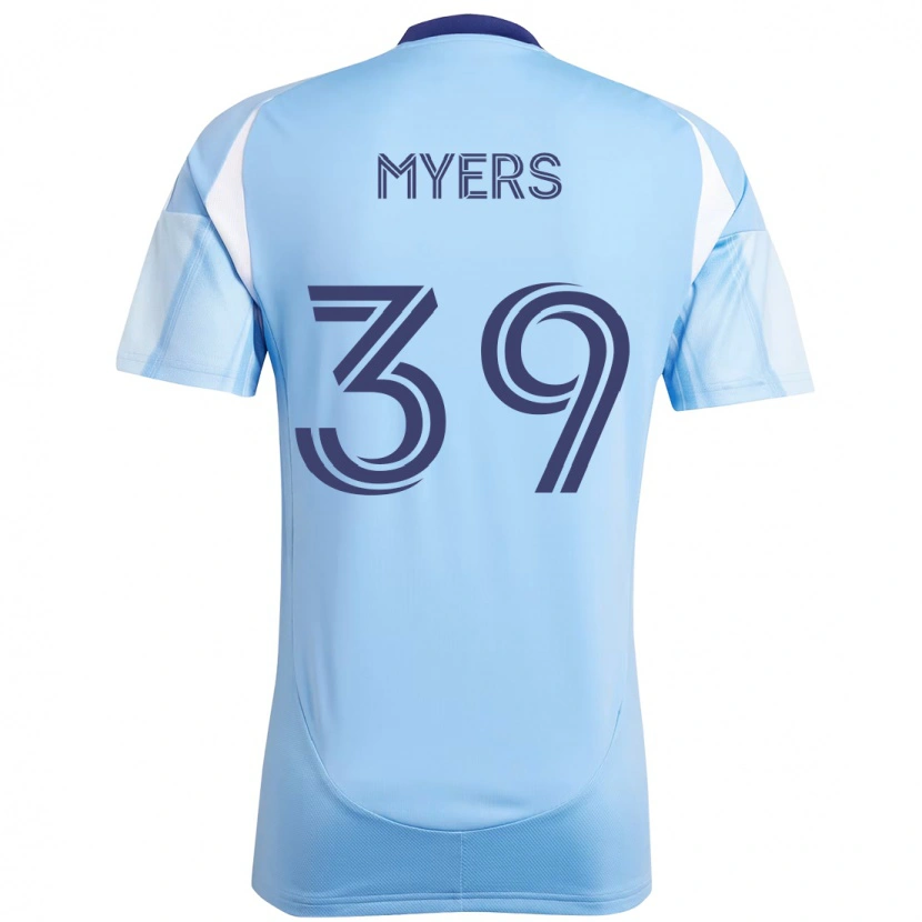 Danxen Mulher Camisola Md Myers #39 Azul Claro Principal 2025/26 Camisa