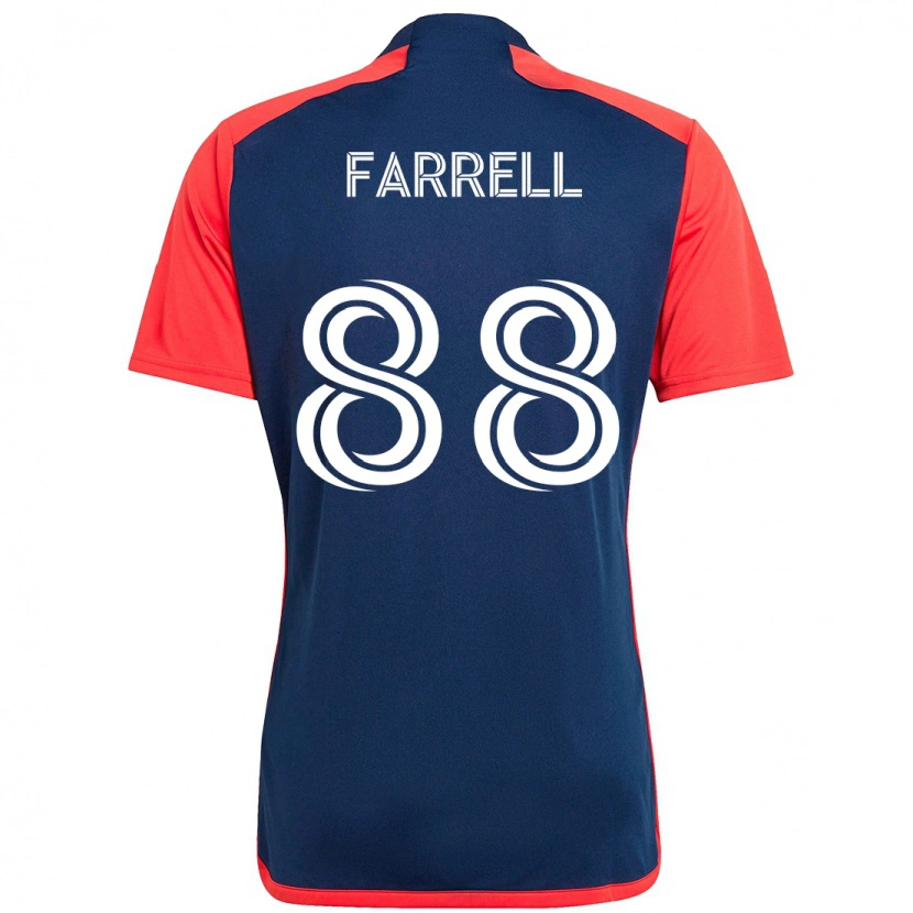 Danxen Mulher Camisola Andrew Farrell #88 Azul Vermelho Principal 2025/26 Camisa