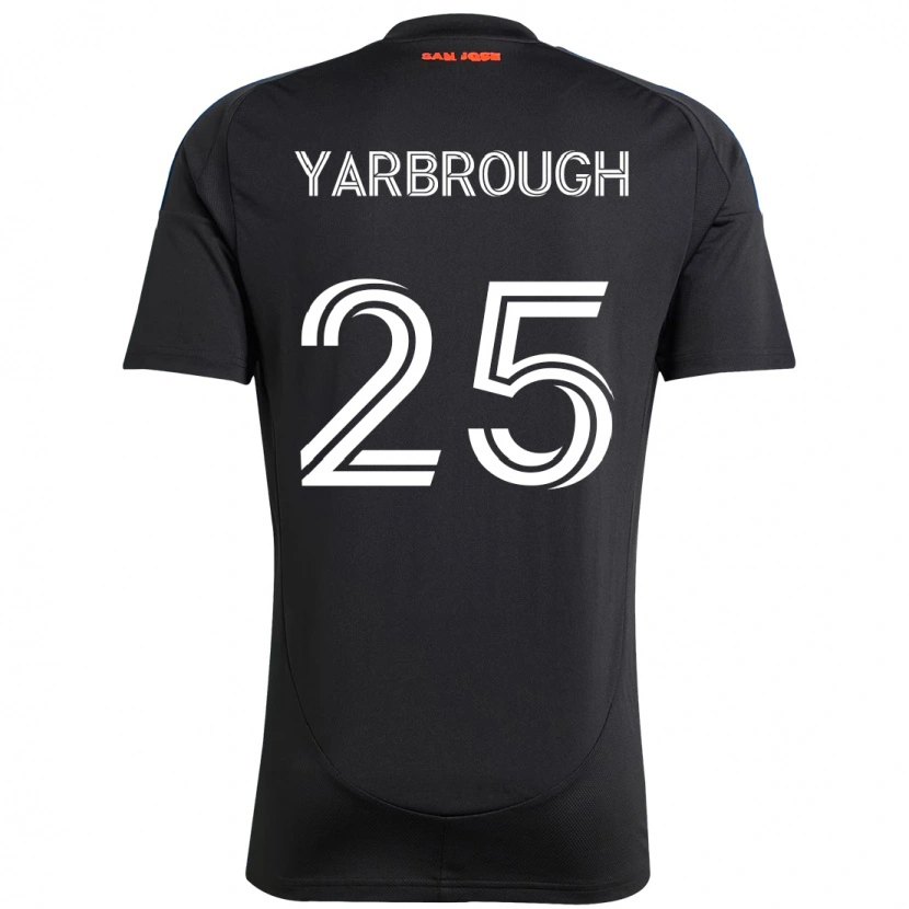 Danxen Mulher Camisola William Yarbrough #25 Preto Azul Escuro Principal 2025/26 Camisa
