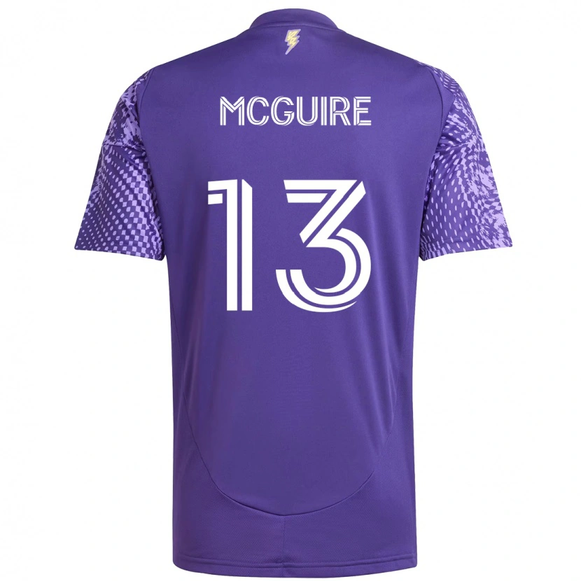 Danxen Mulher Camisola Duncan Mcguire #13 Roxo Branco Principal 2025/26 Camisa