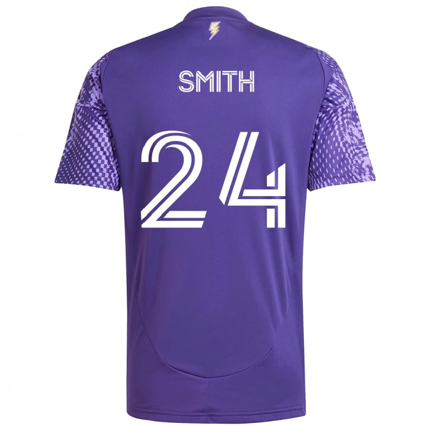 Danxen Mulher Camisola Kyle Smith #24 Roxo Branco Principal 2025/26 Camisa