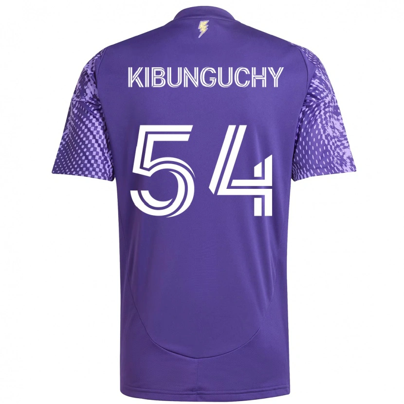 Danxen Mulher Camisola Nabi Kibunguchy #54 Roxo Branco Principal 2025/26 Camisa