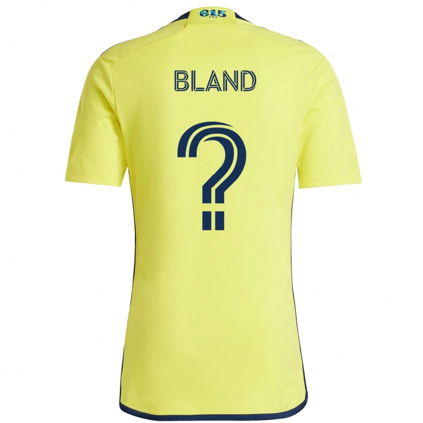 Danxen Mulher Camisola Owen Bland #0 Amarelo Azul Marinho Principal 2025/26 Camisa