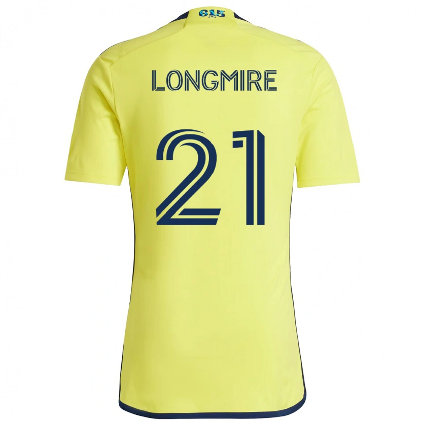 Danxen Mulher Camisola Ahmed Longmire #21 Amarelo Azul Marinho Principal 2025/26 Camisa