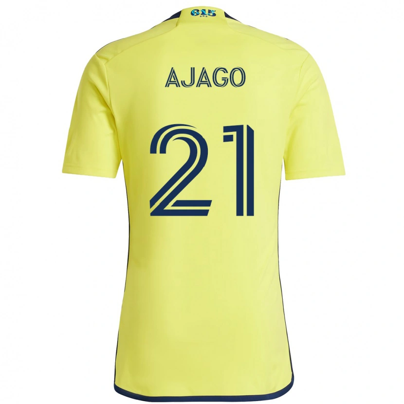 Danxen Mulher Camisola Forster Ajago #21 Amarelo Azul Marinho Principal 2025/26 Camisa