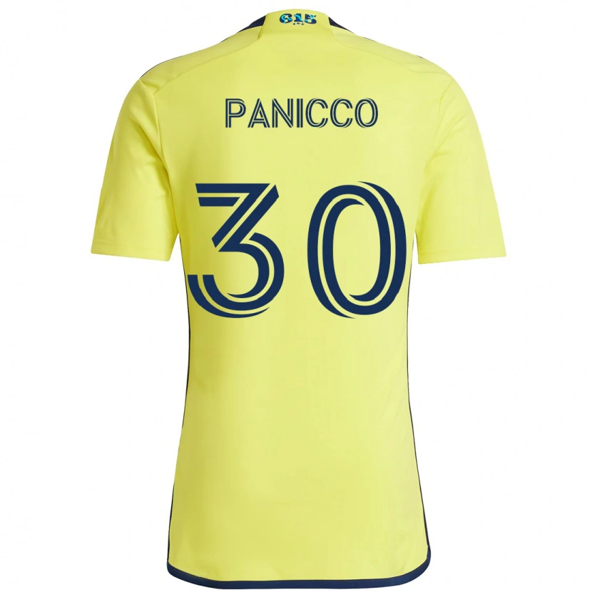 Danxen Mulher Camisola Elliot Panicco #30 Amarelo Azul Marinho Principal 2025/26 Camisa