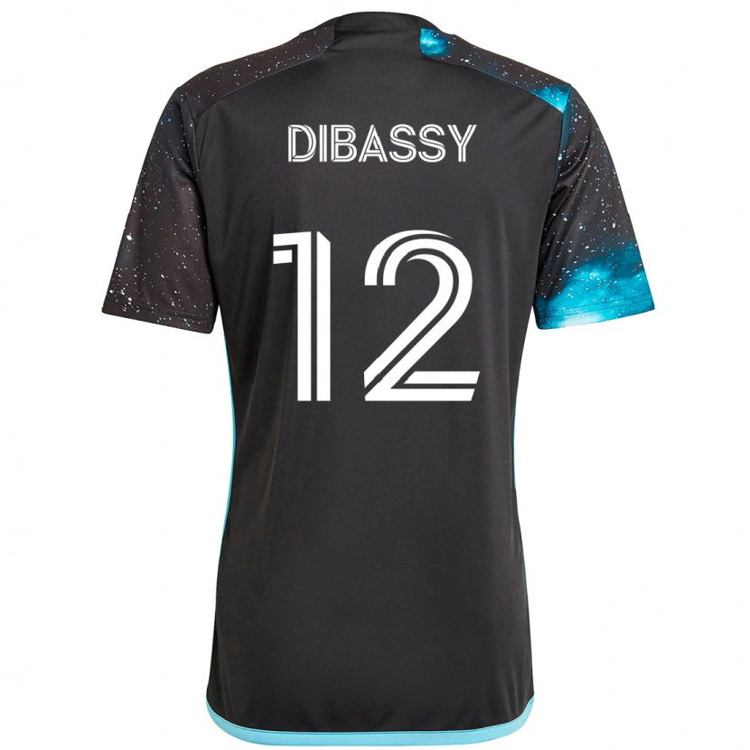 Danxen Mulher Camisola Bakaye Dibassy #12 Preto Azul Principal 2025/26 Camisa