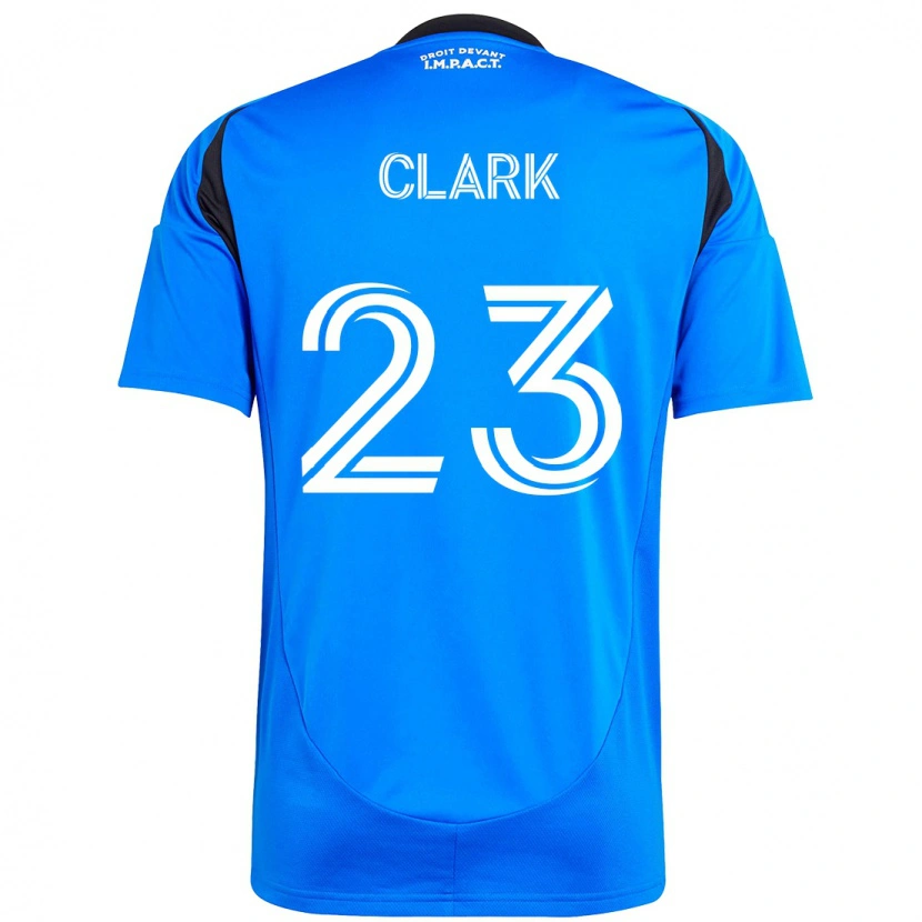 Danxen Mulher Camisola Caden Clark #23 Azul Escuro Preto Principal 2025/26 Camisa