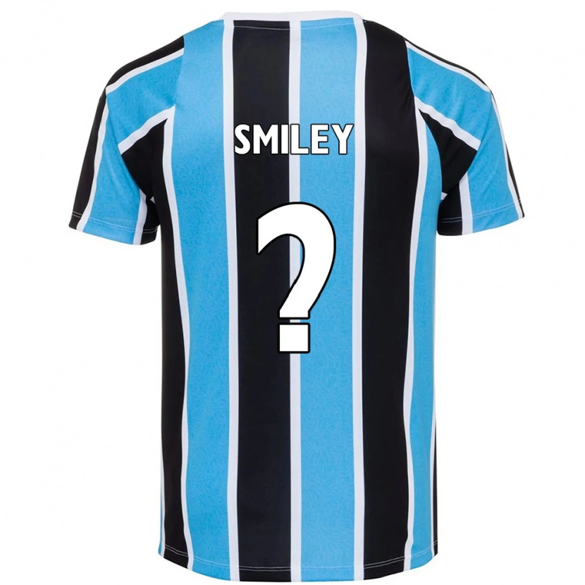 Danxen Mulher Camisola Smiley #0 Azul Preto Branco Principal 2025/26 Camisa