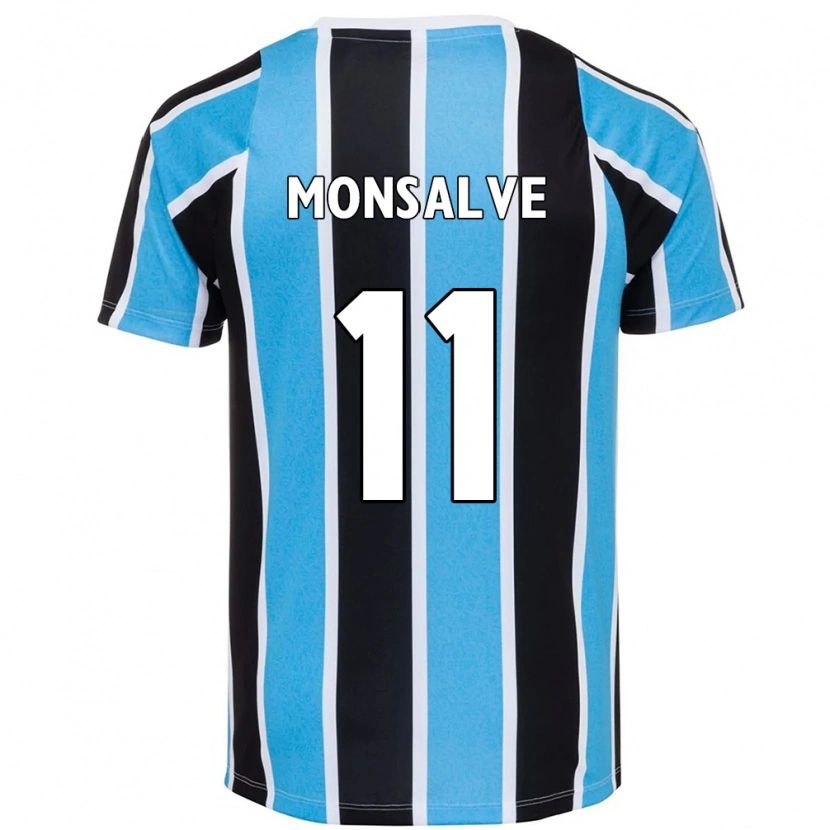 Danxen Mulher Camisola Miguel Monsalve #11 Azul Preto Branco Principal 2025/26 Camisa