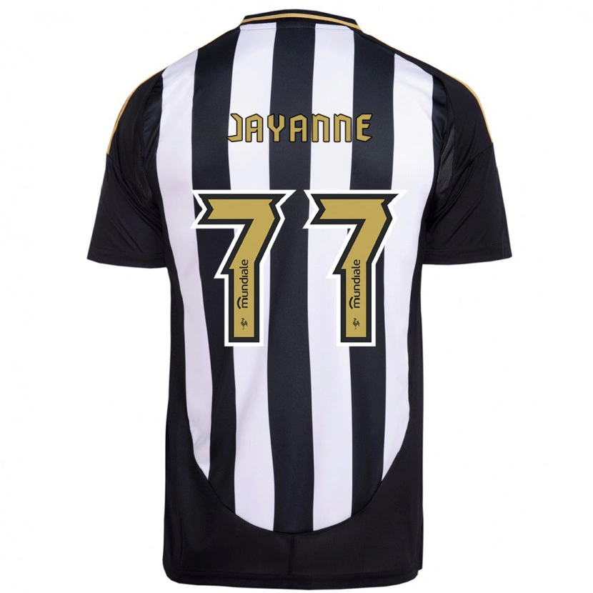 Danxen Mulher Camisola Jayanne #77 Branco Preto Principal 2025/26 Camisa