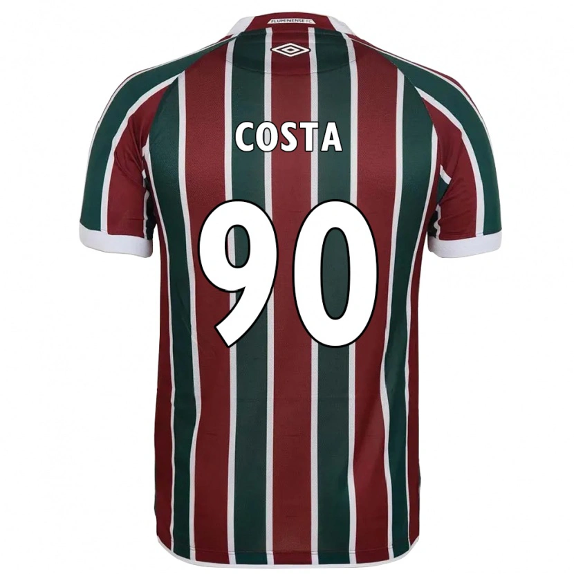 Danxen Mulher Camisola Douglas Costa #90 Verde Bordô Branco Principal 2025/26 Camisa