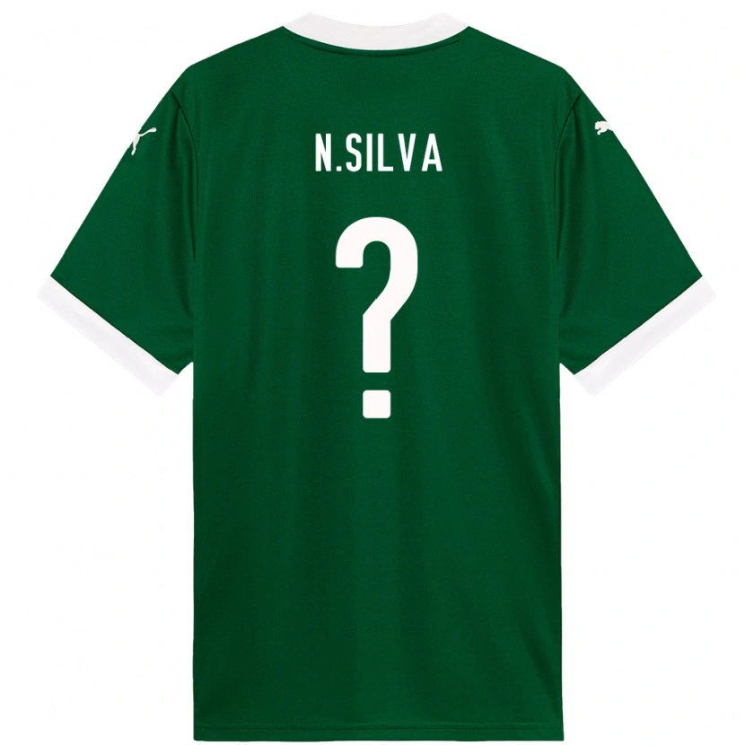 Danxen Mulher Camisola Ney Silva #0 Verde Branco Principal 2025/26 Camisa