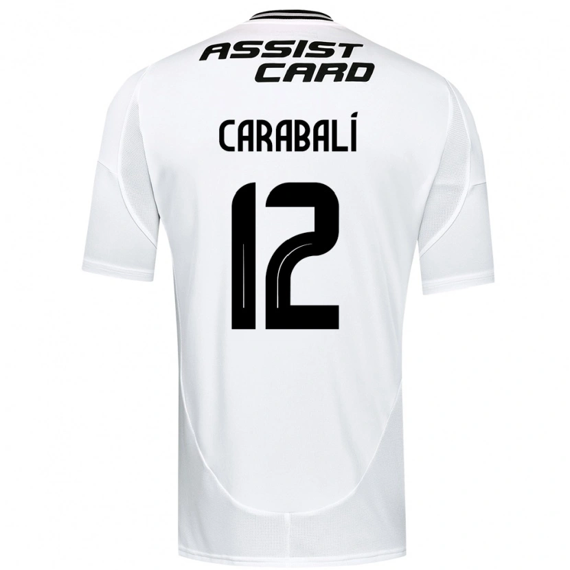 Danxen Mulher Camisola Omar Carabalí #12 Preto Branco Amarelo Principal 2025/26 Camisa