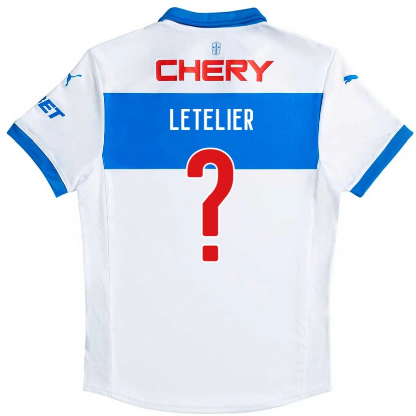 Danxen Mulher Camisola Nicolás Letelier #0 Preto Azul Principal 2025/26 Camisa