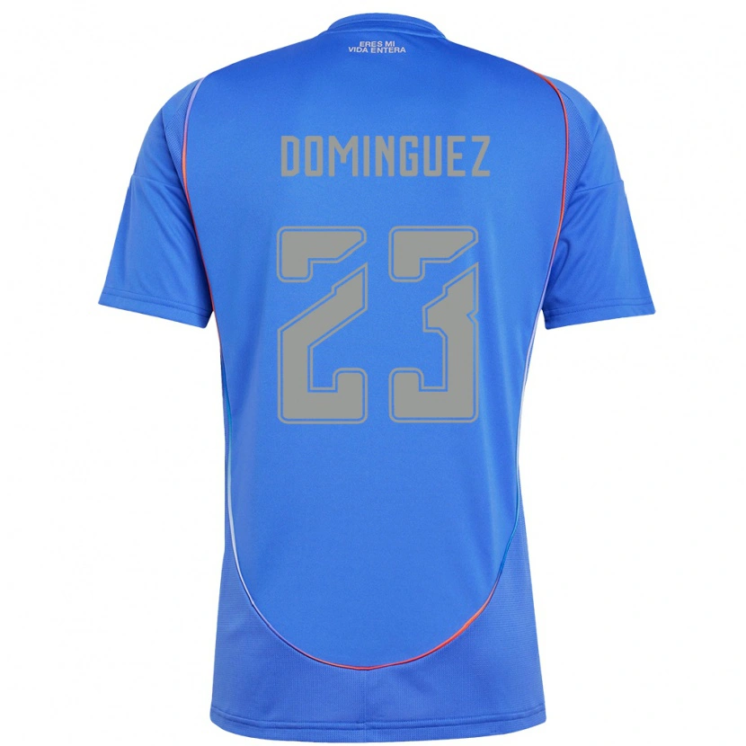 Danxen Mulher Camisola Nery Dominguez #23 Azul Celeste Principal 2025/26 Camisa