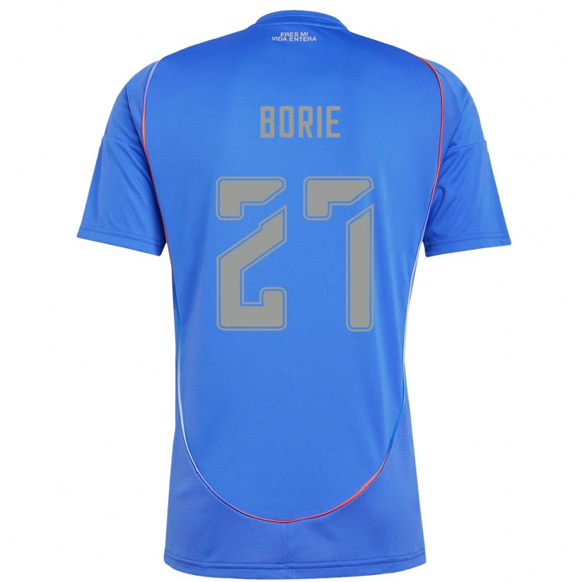 Danxen Mulher Camisola Emilie Borie #27 Azul Celeste Principal 2025/26 Camisa