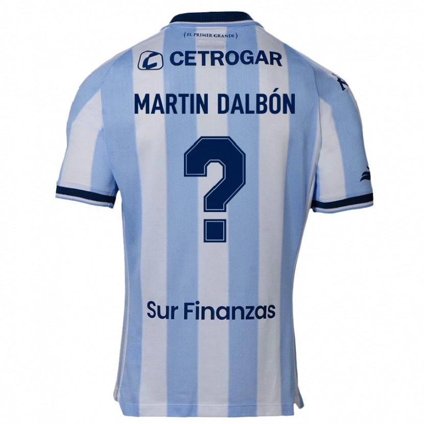 Danxen Mulher Camisola Juan Martin Dalbón #0 Azul Celeste Principal 2025/26 Camisa