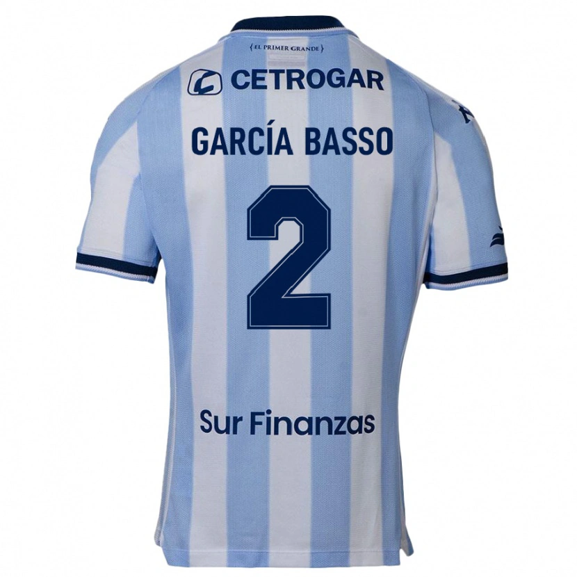 Danxen Mulher Camisola Agustín García Basso #2 Azul Celeste Principal 2025/26 Camisa