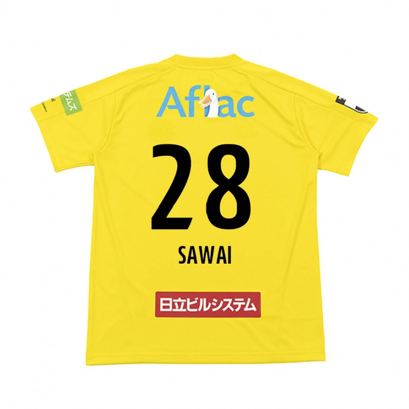 Danxen Mulher Camisola Retsu Sawai #28 Preto Amarelo Principal 2025/26 Camisa