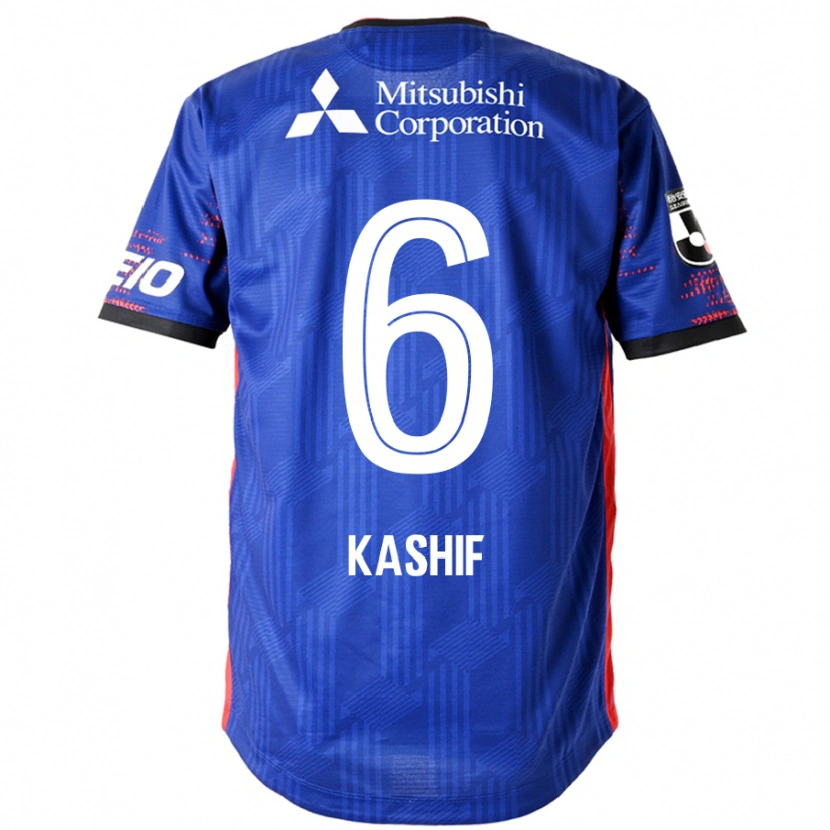 Danxen Mulher Camisola Kashif Bangnagande #6 Azul Royal Branco Principal 2025/26 Camisa