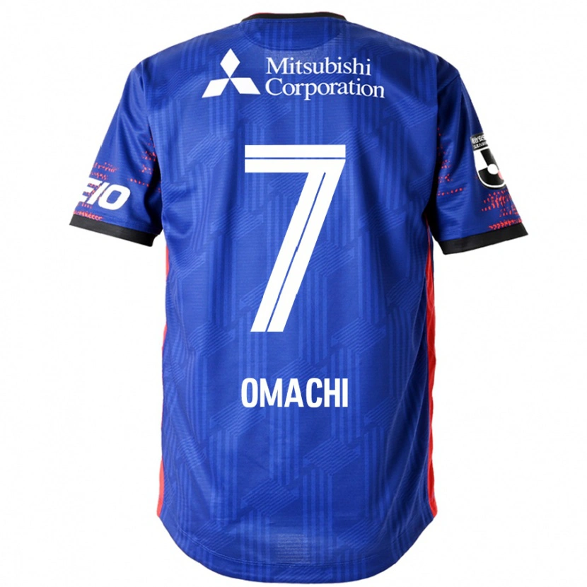 Danxen Mulher Camisola Hyugo Omachi #7 Azul Royal Branco Principal 2025/26 Camisa