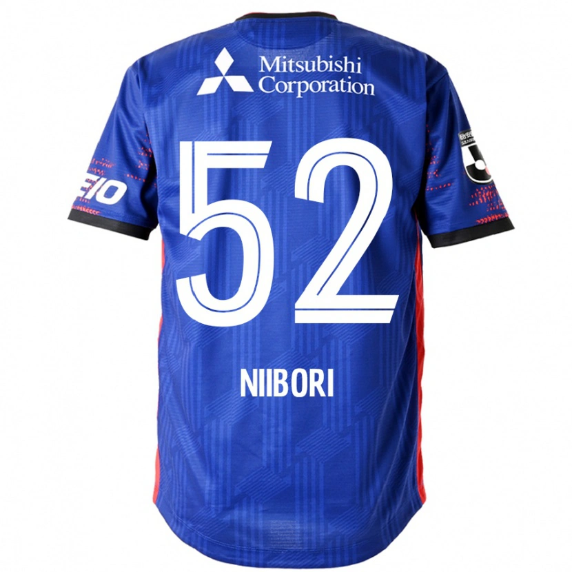 Danxen Mulher Camisola Keita Niibori #52 Azul Royal Branco Principal 2025/26 Camisa
