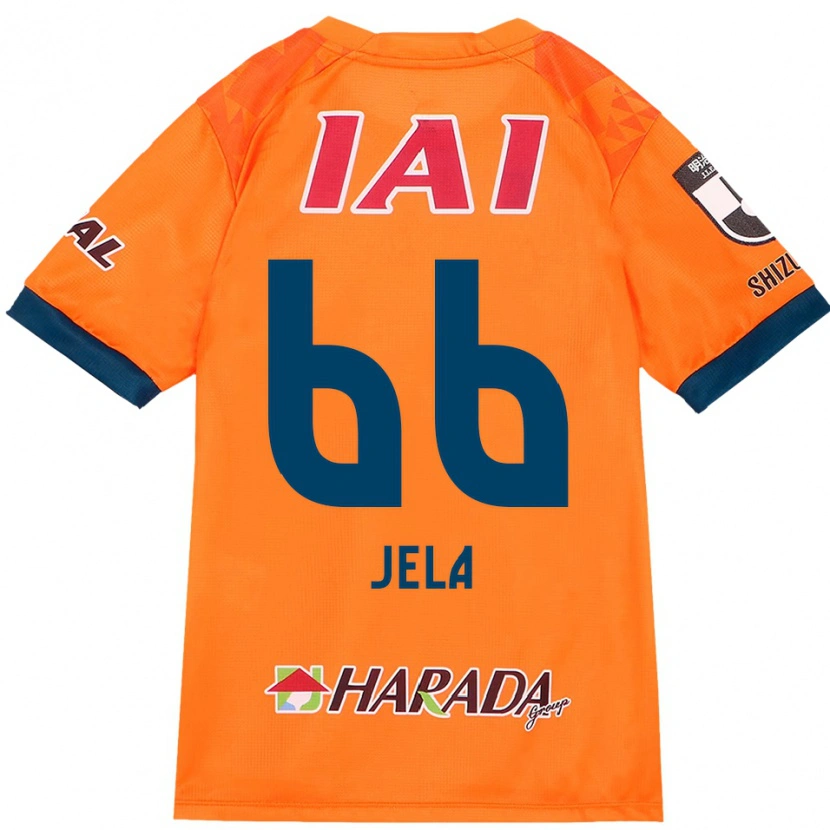 Danxen Mulher Camisola Jelani Reshaun Sumiyoshi #66 Laranja Vermelho Principal 2025/26 Camisa