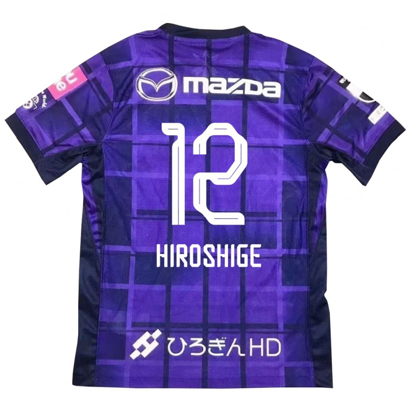 Danxen Mulher Camisola Soma Hiroshige #12 Roxo Laranja Principal 2025/26 Camisa