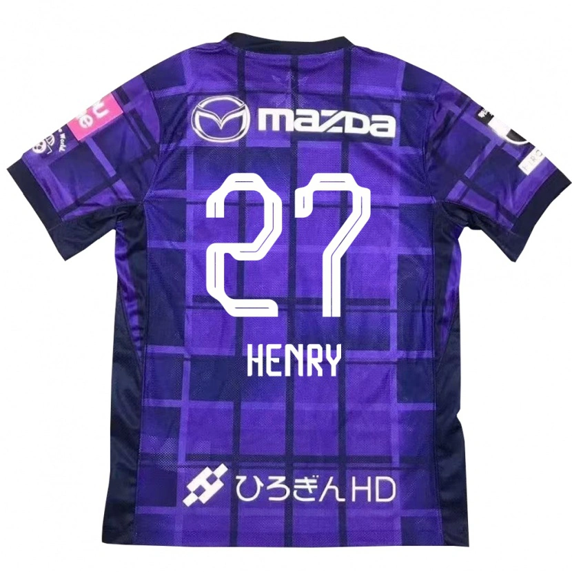 Danxen Mulher Camisola Osamu Henry Iyoha #27 Roxo Laranja Principal 2025/26 Camisa