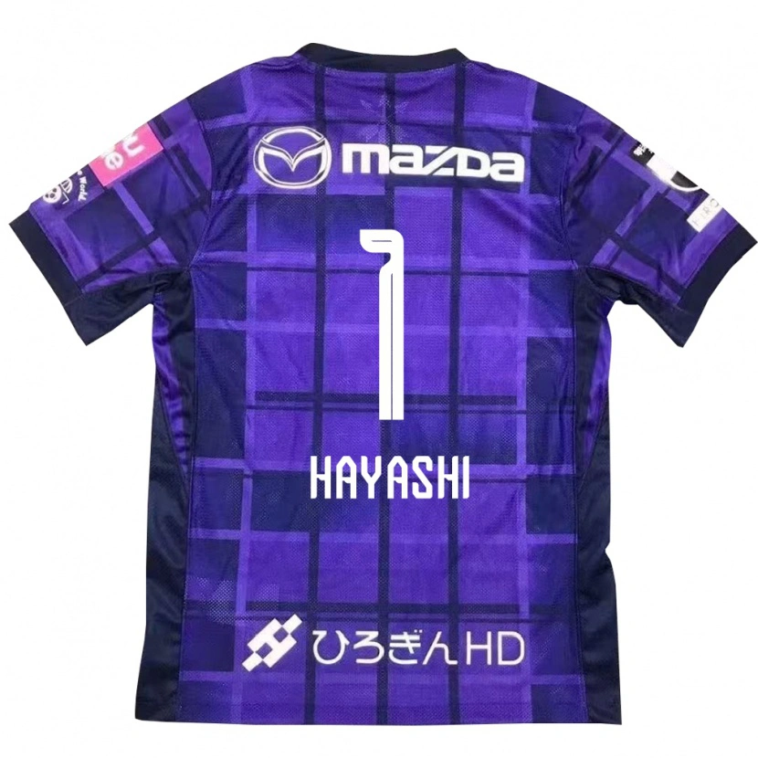 Danxen Mulher Camisola Takuto Hayashi #1 Roxo Laranja Principal 2025/26 Camisa