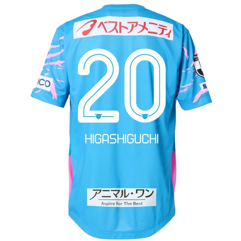 Danxen Mulher Camisola Aitaro Higashiguchi #20 Azul Rosa Principal 2025/26 Camisa