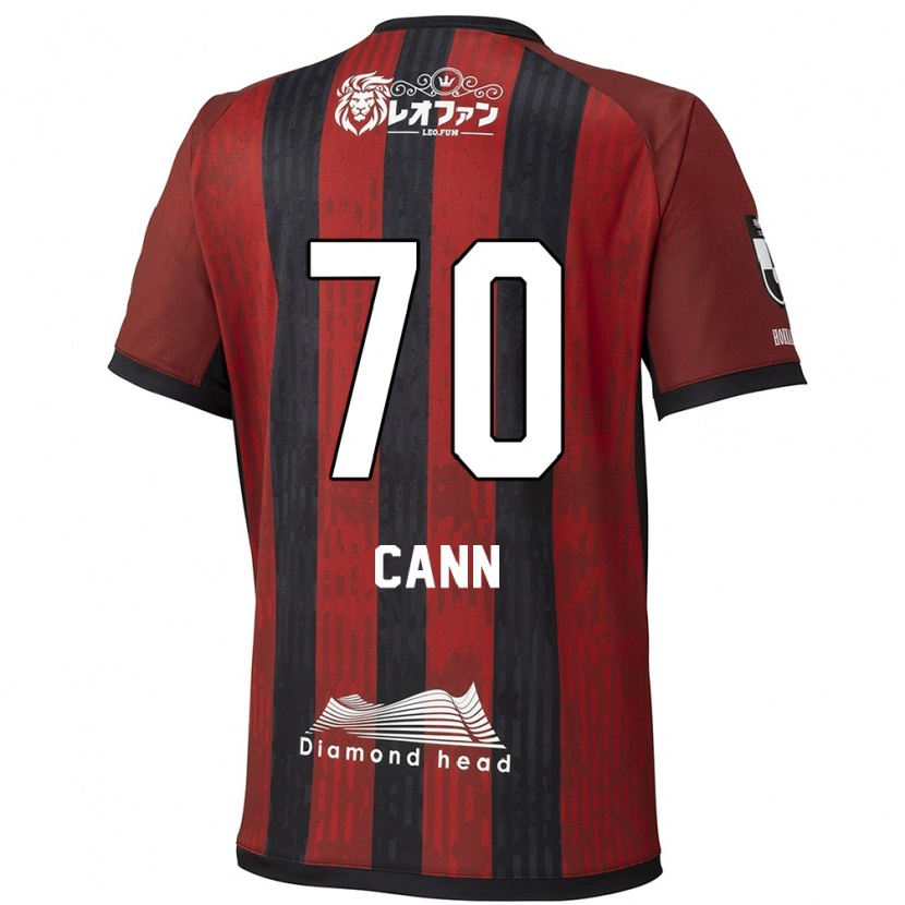 Danxen Mulher Camisola Francis Cann #70 Vermelho Preto Principal 2025/26 Camisa