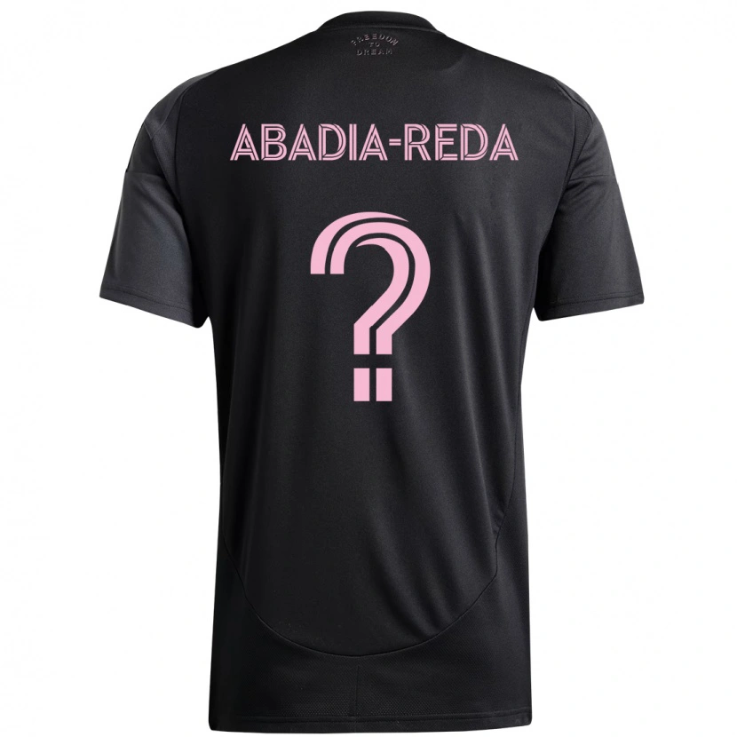 Danxen Mulher Camisola Ezequiel Abadia-Reda #0 Preto Rosa Alternativa 2025/26 Camisa