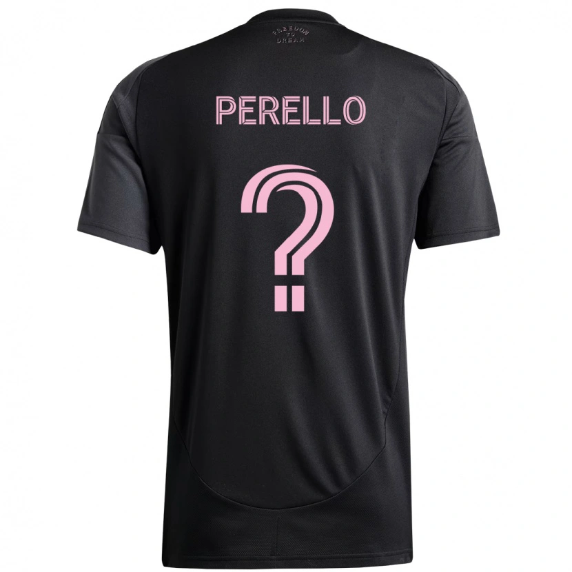 Danxen Mulher Camisola Sergio Perello #0 Preto Rosa Alternativa 2025/26 Camisa