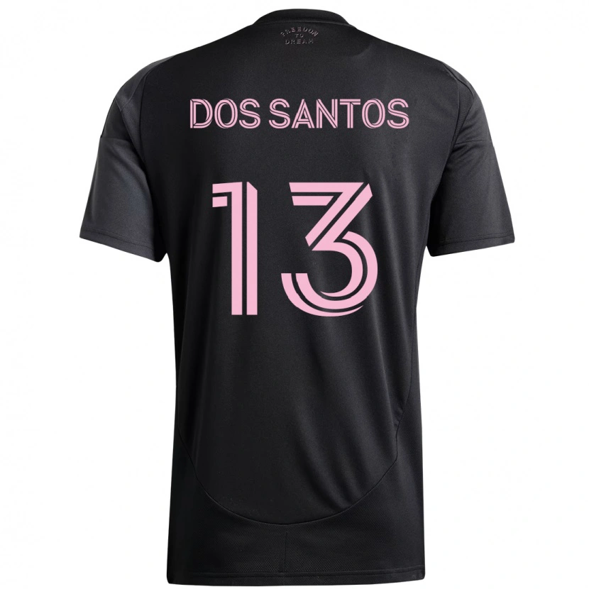 Danxen Mulher Camisola Cj Dos Santos #13 Preto Rosa Alternativa 2025/26 Camisa