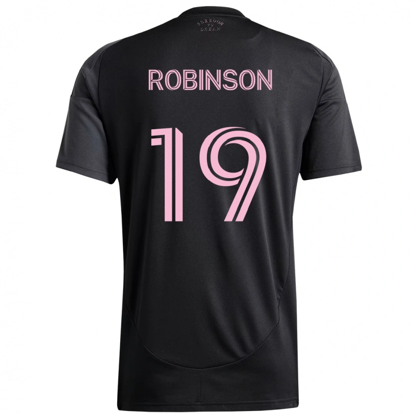 Danxen Mulher Camisola Robbie Robinson #19 Preto Rosa Alternativa 2025/26 Camisa
