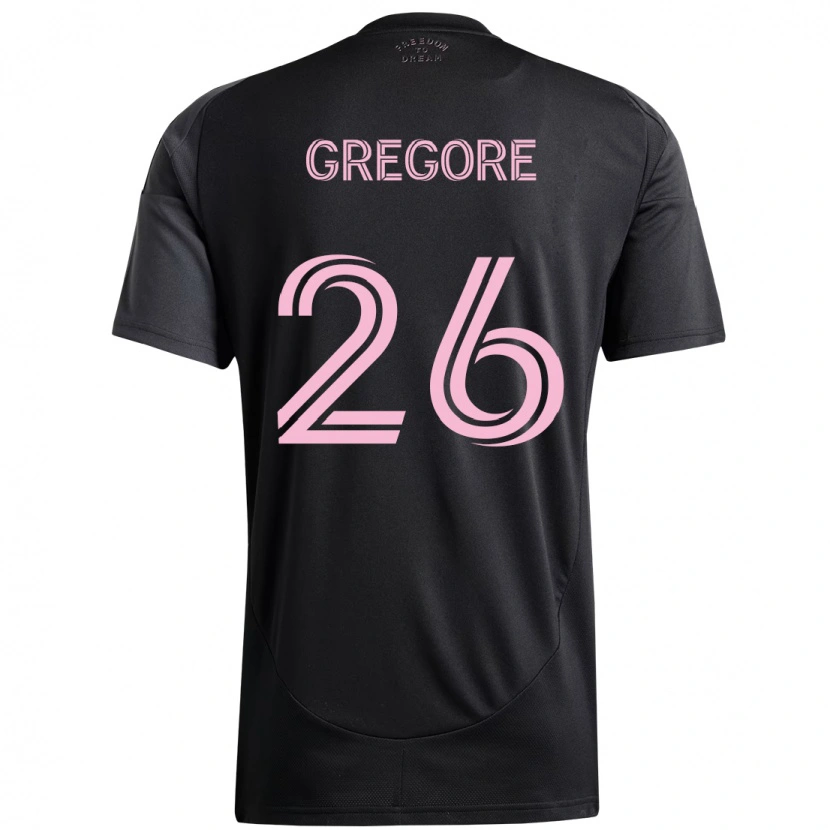 Danxen Mulher Camisola Gregore #26 Preto Rosa Alternativa 2025/26 Camisa