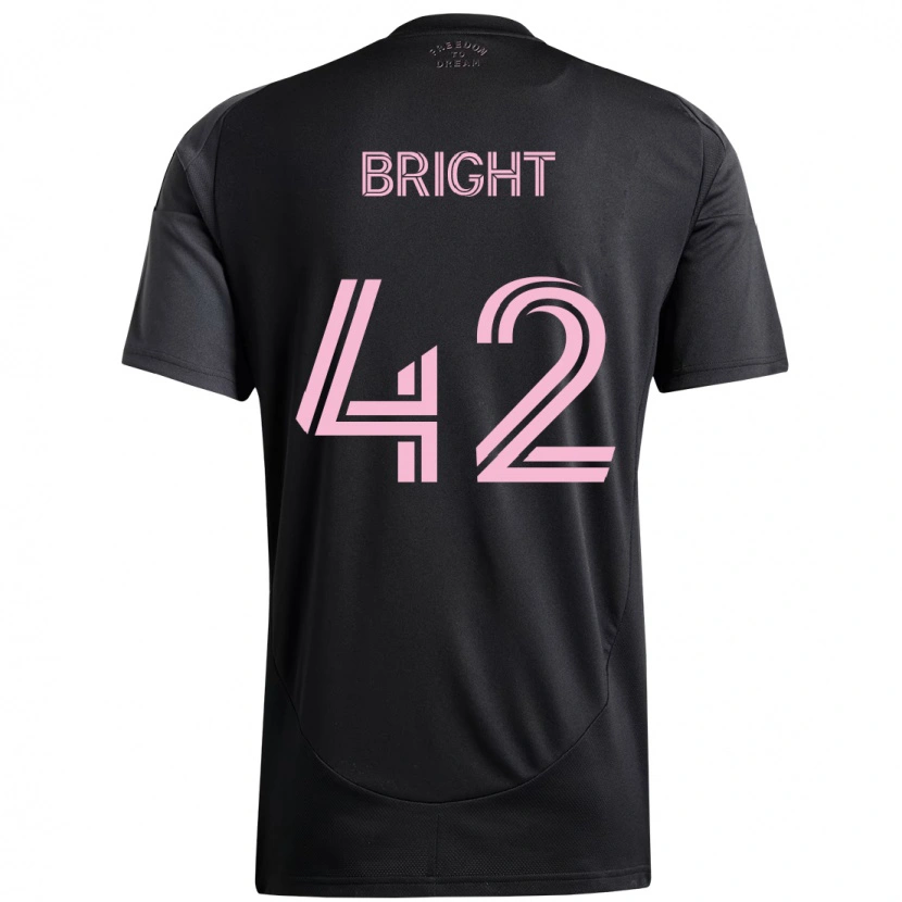 Danxen Mulher Camisola Yannick Bright #42 Preto Rosa Alternativa 2025/26 Camisa